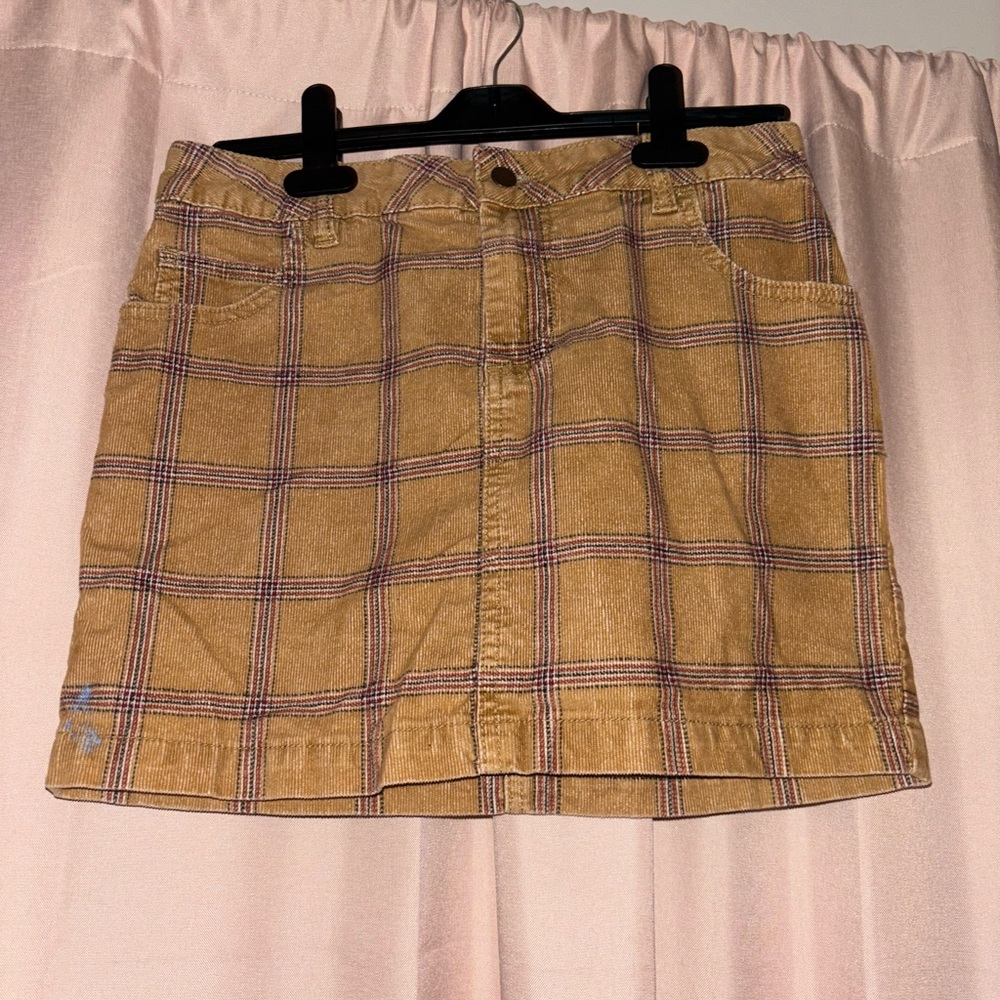 Y2k Corduroy Mini Skirt